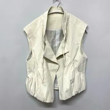 Andrea&Co 화이트 베스트 F 합성 피혁풍