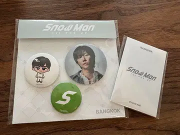 Snow Man 팝업 태국 방콕 아베 료헤이 캔뱃지 트레이딩 카드