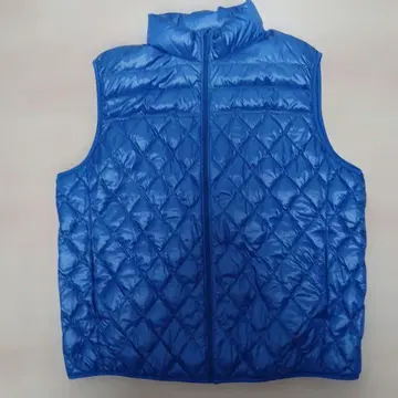 레어 UNIQLO 파랑 다운 베스트 4XL