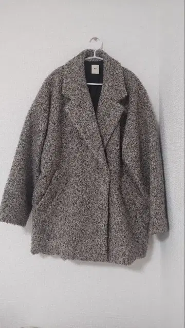 [ nairo ] 부클레 볼륨 숏코트