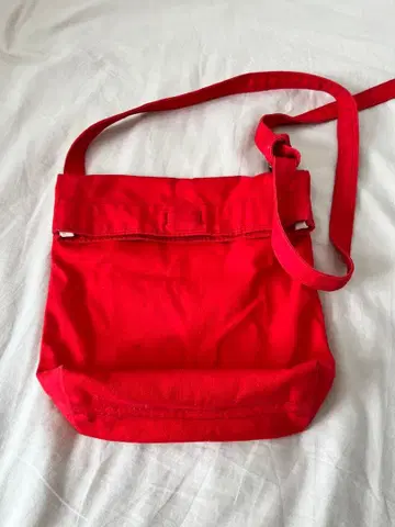 koda style 빨간색 캔버스 숄더백