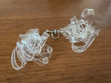 nezu 클리어 리본 귀찌