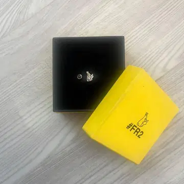 FR2 실버 한쪽 귀걸이 박스 포함