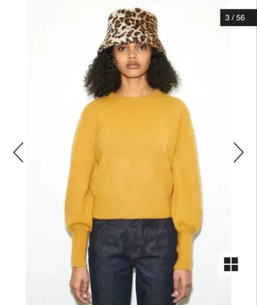 MOUSSY 머스타드 벌룬 슬리브 스웨터 새상품