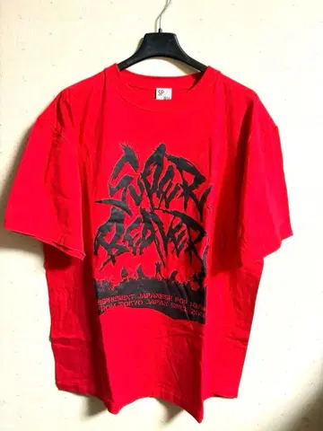 SUPER BEAVER 현장지상주의 T셔츠 XL 빨간색