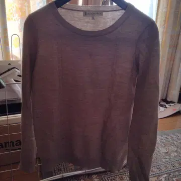 모카 크루넥 긴팔 니트