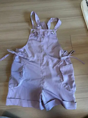 ANNA SUI mini 연보라 숏 오버롤