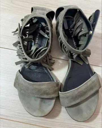 FABIO RUSCONI 프린지 샌들