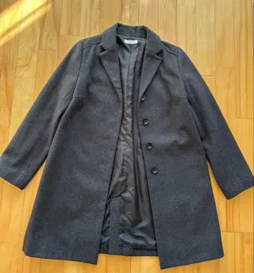 어반 리서치 다크 그레이 체스터 코트 5 버튼