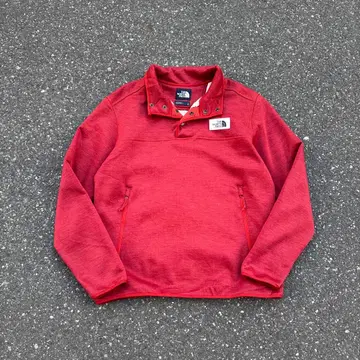 일본 미발매 THE NORTH FACE 스냅 버튼 폴리 맨투맨