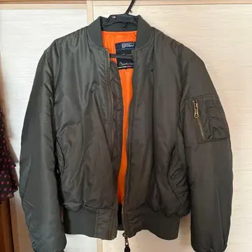 올리브 MA-1 플라이트 자켓