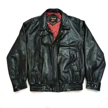 [ 소가죽 ] RUMOUR 봄버 가죽 자켓 LL 사이즈