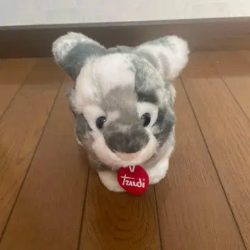 tsuzi 봉제 인형 그레이와 화이트