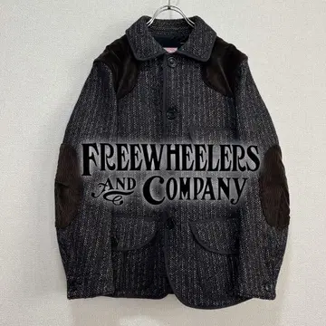 [ 미사용급 ] FREEWHEELERS 비치 크로스 자켓 그레이 40