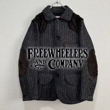 [ 미사용급 ] FREEWHEELERS 비치 크로스 자켓 그레이 40
