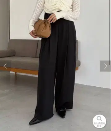 [카프리슈레마쥬] 깔끔한 슬랙스 와이드 팬츠