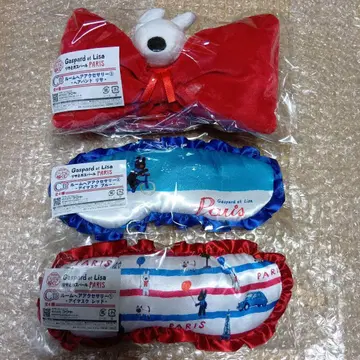 리사와 가스파르 후쿠야 캐릭터 복권 C상 3개 세트