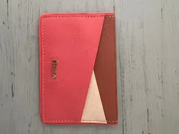 새상품급 미사용 FURLA 카드 케이스 컬러 블록