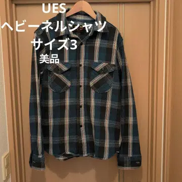 UES 헤비 플란넬 셔츠 사이즈 3 새상품급