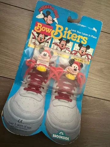 레어 Mickey 신발 액세서리 빈티지