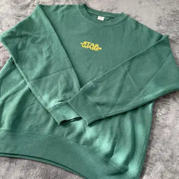 UNIQLO 스타 워즈 맨투맨 트레이닝복 그린 M 사이즈