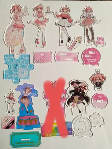 컬러풀 피치 노아 아크릴 스탠드