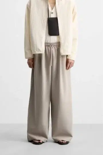 ZARA 택 포함 남성용 와이드 팬츠 편안함 맨투맨