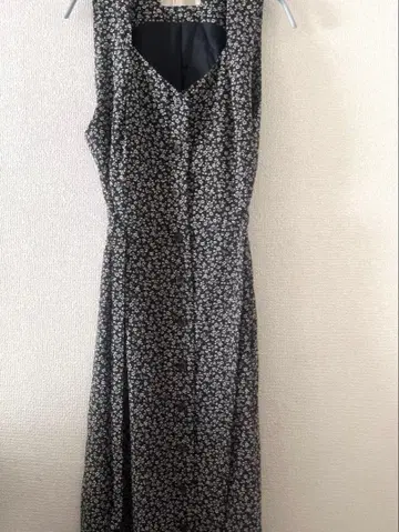 LAUTREAMONT 로트레아몽 프론트 오픈 꽃무늬 롱 원피스 M