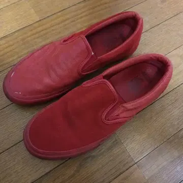 VANS 엔지니어드 가먼츠 레드 슬립온 us11
