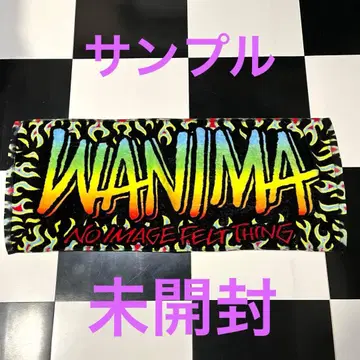 WANIMA 페이스 타월 보이단 컬러풀 불꽃 패턴 미개봉