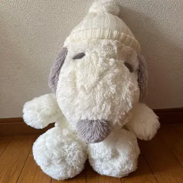 SNOOPY 봉제 인형 니트 모자 포함