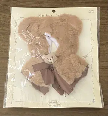 3COINS 누이 케이프 세트 곰 15cm