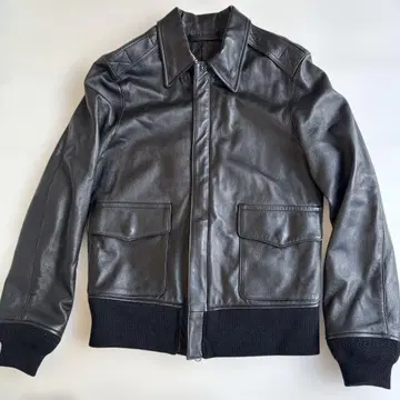 브라이트싱스 블랙 가죽 자켓 S