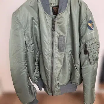 새상품급 90s USA제 50s 복각 알파 IDEAL 지퍼 MA-1