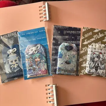 스노우 미쿠 캐릭터 굿즈 세트 2018-2021