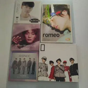 SHINee CD+DVD 5장 세트 ROMEO