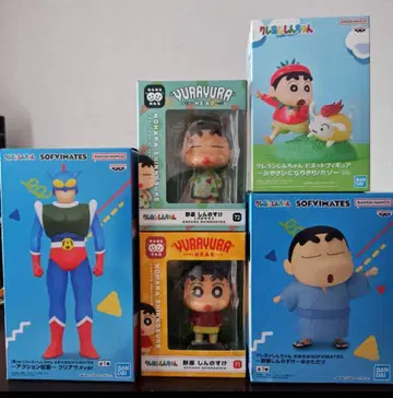 짱구는 못말려(크레용 신짱) 피규어 5세트 판매 지금만 덤 포함