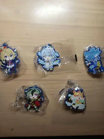 몬스터 스트라이크 러버 마스코트 5종류