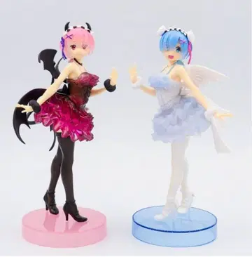 ESPRESTO-Clear&Dressy 렘 라무 피규어 세트