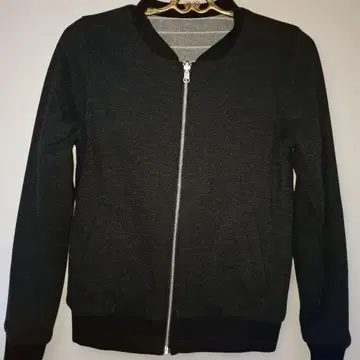 AZUL 블랙 집업 자켓 리버서블