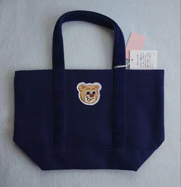 FEILER 올드 테디 와펜 토트백 스몰 네이비