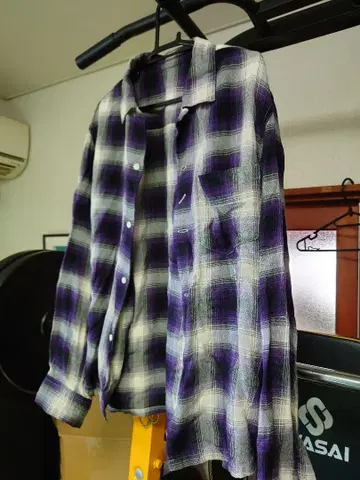 넘버나인 긴팔 플란넬 셔츠