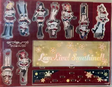 러브 라이브! 선샤인!! 집합 아크릴 디오라마 징글벨이 멈추지 않아