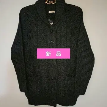 artipu 블랙 케이블 짜임 가디건