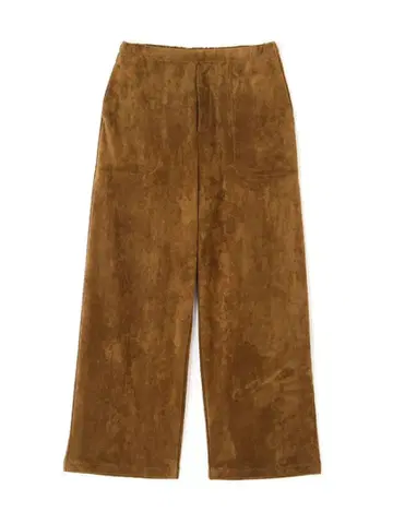 ETRETOKYO 페이크 스웨이드 리락시 팬츠