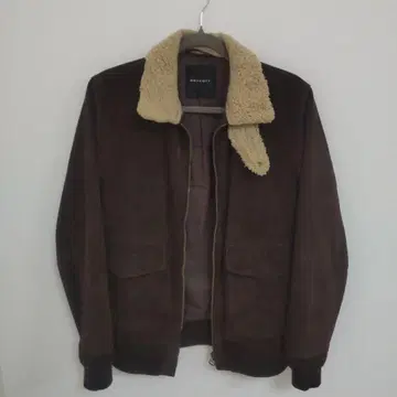 BOYCOTT 브라운 스웨이드 자켓