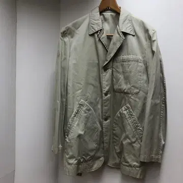 요지 야마모토 Y's for men 빨간색 라벨 베이지 밀리터리 자켓