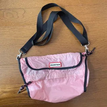 HUNTER 핑크 미니 숄더백