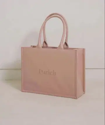darich 다리치 로고 가죽 토트백