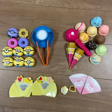 도넛 온 도넛 미니언즈 아이스크림 타워 그레이프 가게 세트